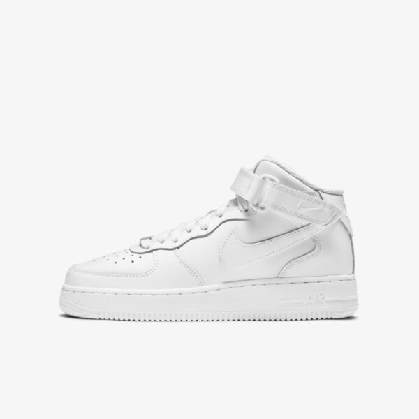 Кросівки жіночі Nike Air Force 1 Mid LE GS Triple White