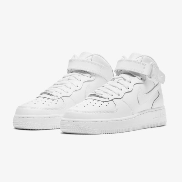 Кросівки жіночі Nike Air Force 1 Mid LE GS Triple White