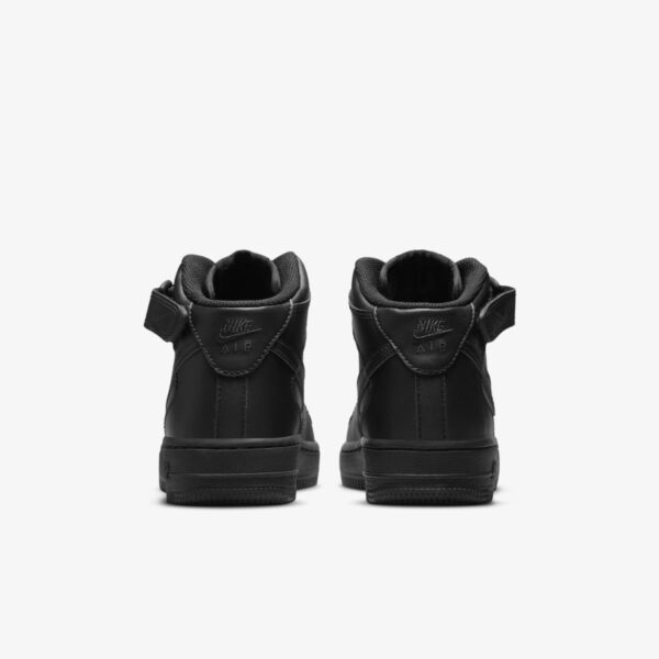 Кроссовки женские Nike Air Force 1 Mid LE GS Triple Black