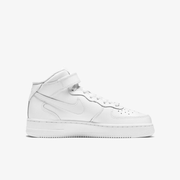 Кросівки жіночі Nike Air Force 1 Mid LE GS Triple White