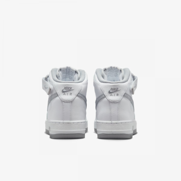 Кроссовки женские Nike Air Force 1 Mid LE GS White/Wolf Grey