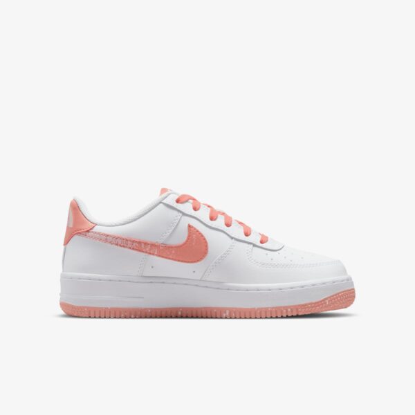 Кроссовки женские Nike Air Force 1 Lv8 (Gs) White Light Madder Root Speckled