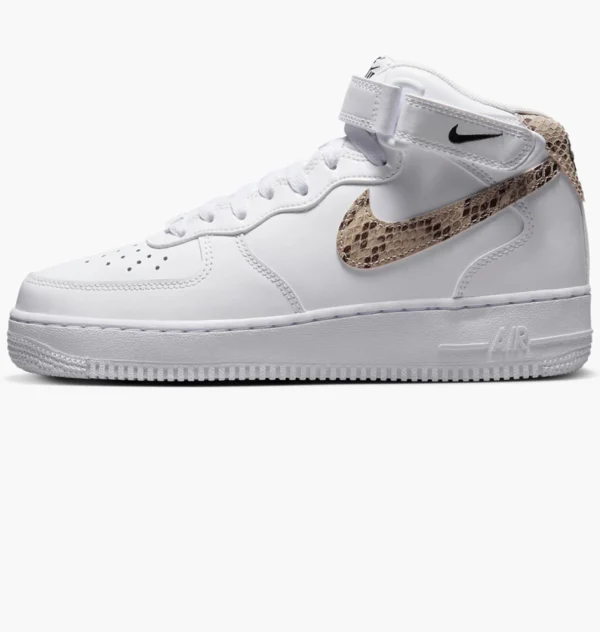 Кросівки жіночі Nike Air Force 1 ’07 Mid Snakeskin Swoosh