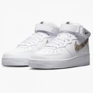 Кроссовки женские Nike Air Force 1 ’07 Mid Snakeskin Swoosh
