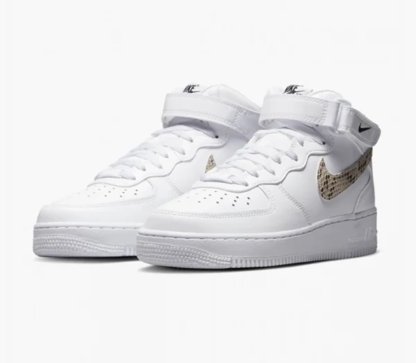 Кросівки жіночі Nike Air Force 1 ’07 Mid Snakeskin Swoosh
