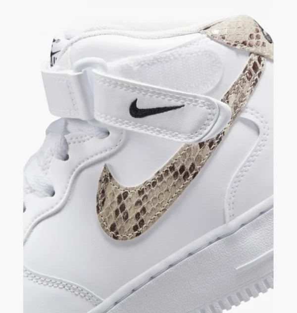 Кросівки жіночі Nike Air Force 1 ’07 Mid Snakeskin Swoosh