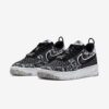 Кроссовки женские Nike Air Force 1 Crater Flyknit Nn (Gs) Black/Grey