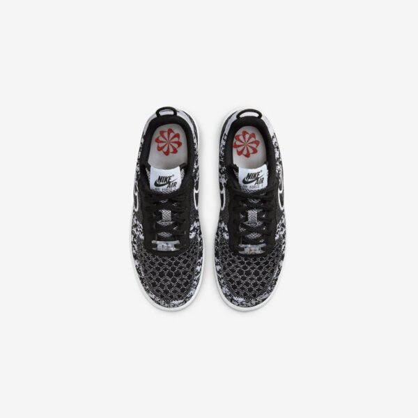 Кроссовки женские Nike Air Force 1 Crater Flyknit Nn (Gs) Black/Grey