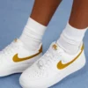 Кроссовки женские Nike Air Force 1 ’07 Next Nature White/Gold