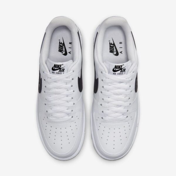 Кроссовки женские Nike Air Force 1 Low Cut Out Swoosh White/Black (GS)
