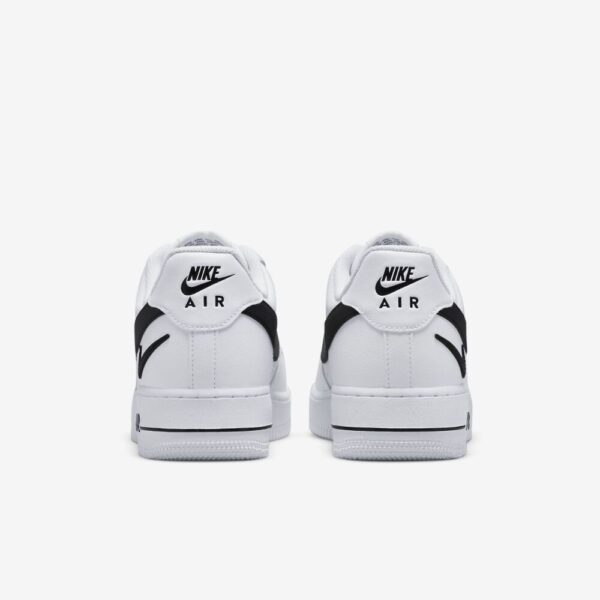 Кроссовки женские Nike Air Force 1 Low Cut Out Swoosh White/Black (GS)