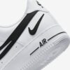 Кроссовки женские Nike Air Force 1 Low Cut Out Swoosh White/Black (GS)