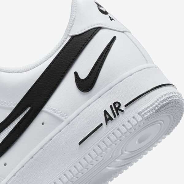 Кроссовки женские Nike Air Force 1 Low Cut Out Swoosh White/Black (GS)