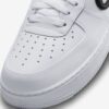 Кроссовки женские Nike Air Force 1 Low Cut Out Swoosh White/Black (GS)