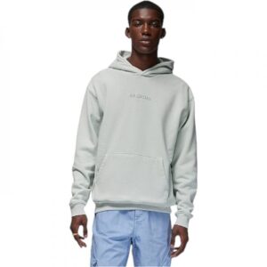 Бомбер мужской Jordan Air Wordmark Fleece Hoodie Grey