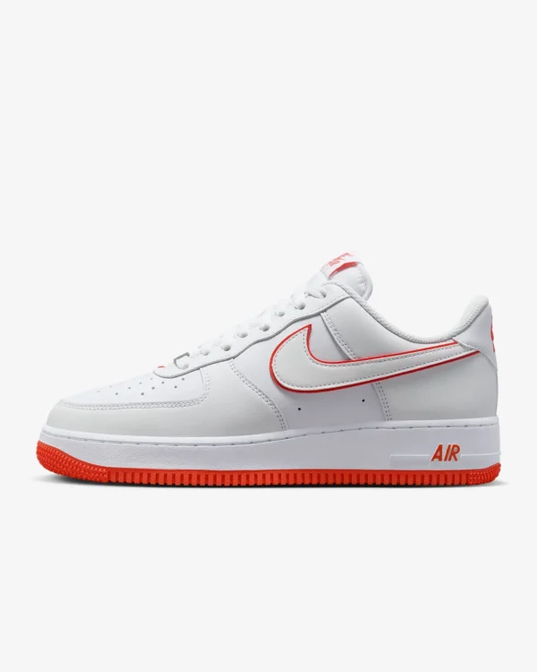 Кросівки чоловічі Nike Air Force 1 ’07 White/Picante Red