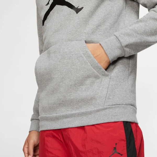 Бомбер чоловічий Jordan M J Jumpman Logo Flc Po Grey