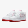 Кросівки чоловічі Nike Air Force 1 ’07 White/Picante Red