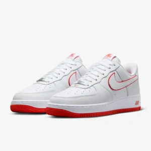 Кросівки чоловічі Nike Air Force 1 ’07 White/Picante Red