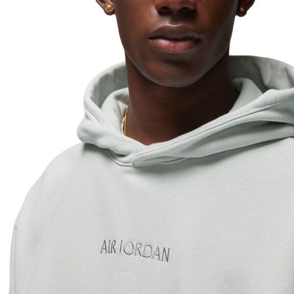 Бомбер чоловічий Jordan Air Wordmark Fleece Hoodie Grey