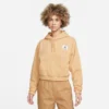 Кофта жіноча Jordan Air Essentials Fleece Hoodie Beige
