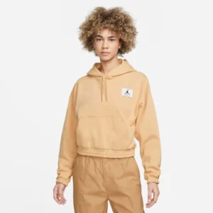 Кофта женская Jordan Air Essentials Fleece Hoodie Beige