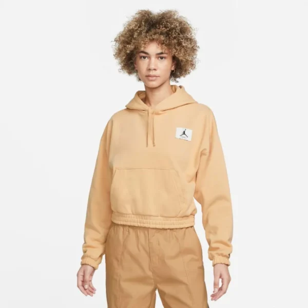 Кофта жіноча Jordan Air Essentials Fleece Hoodie Beige