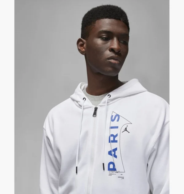 Бомбер чоловічий Jordan Paris Saint-Germain White