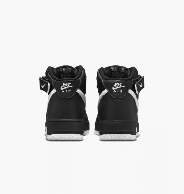 Кросівки чоловічі Nike Air Force 1 Mid ’07 Black/White