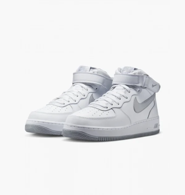 Кросівки чоловічі Nike Air Force 1 Mid ’07 White Wolf Grey