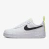 Кроссовки мужские Nike Air Force 1 ’07 White Black Volt