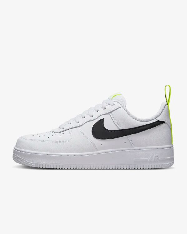 Кроссовки мужские Nike Air Force 1 ’07 White Black Volt