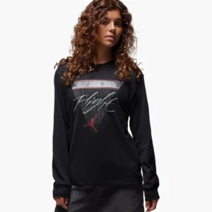 Кофта женская Jordan Long-Sleeve T-Shirt Black