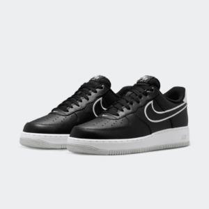 Кросівки чоловічі Nike Air Force 1 ’07 Embroidered Swoosh/Black
