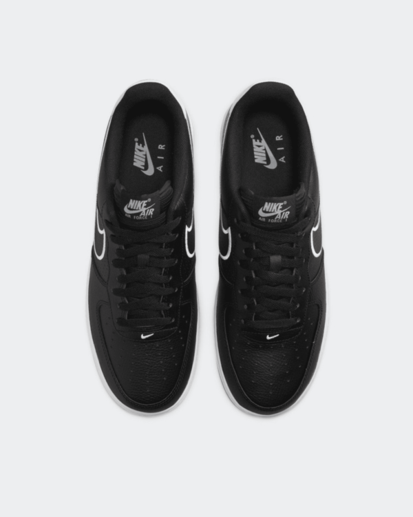 Кросівки чоловічі Nike Air Force 1 ’07 Embroidered Swoosh/Black