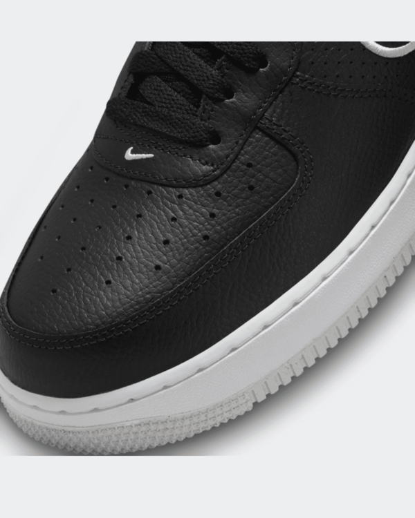 Кросівки чоловічі Nike Air Force 1 ’07 Embroidered Swoosh/Black