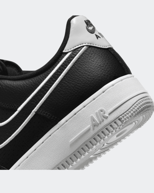 Кросівки чоловічі Nike Air Force 1 ’07 Embroidered Swoosh/Black