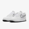 Кросівки чоловічі Nike Air Force 1 ’07 Embroidered Swoosh/White Black