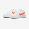 Кросівки чоловічі Nike Air Force 1 ’07 Spray Paint Swoosh/Safety Orange