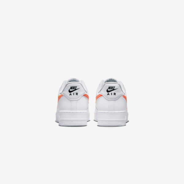 Кросівки чоловічі Nike Air Force 1 ’07 Spray Paint Swoosh/Safety Orange