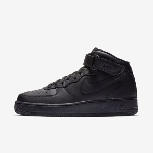 Кроссовки мужские Nike Air Force 1 Mid ’07 Triple Black