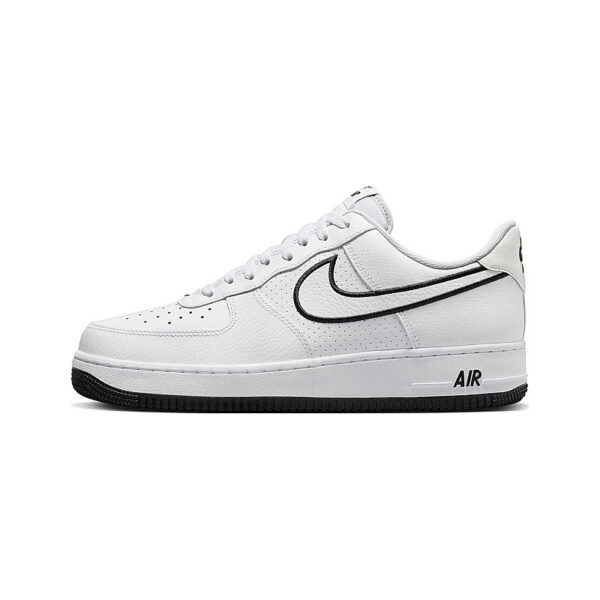 Кросівки чоловічі Nike Air Force 1 ’07 Embroidered Swoosh/White Black
