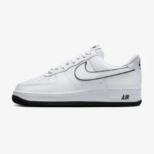 Кросівки чоловічі Nike Air Force 1 ’07 Embroidered Swoosh/White Black