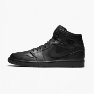 Кросівки чоловічі Nike Air Jordan 1 Mid Triple Black
