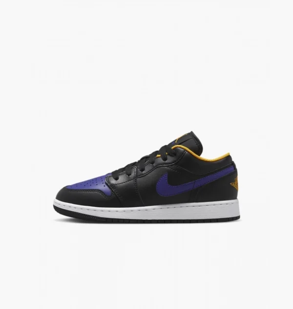 Кроссовки женские Nike Air Jordan 1 Low GS Lakers