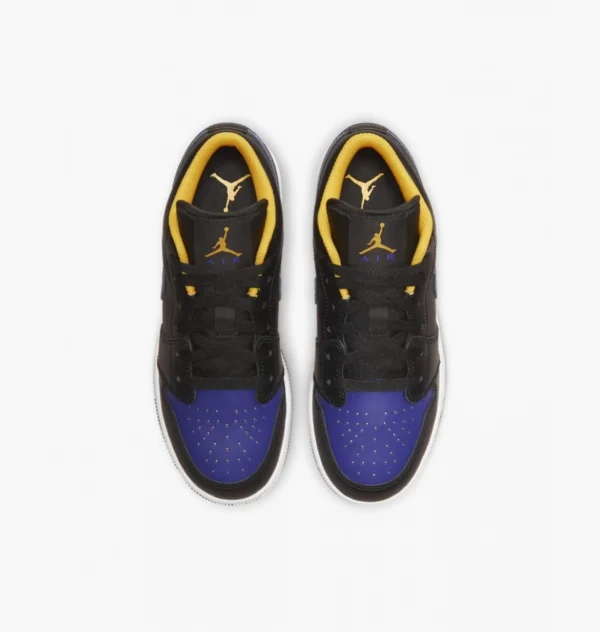 Кроссовки женские Nike Air Jordan 1 Low GS Lakers