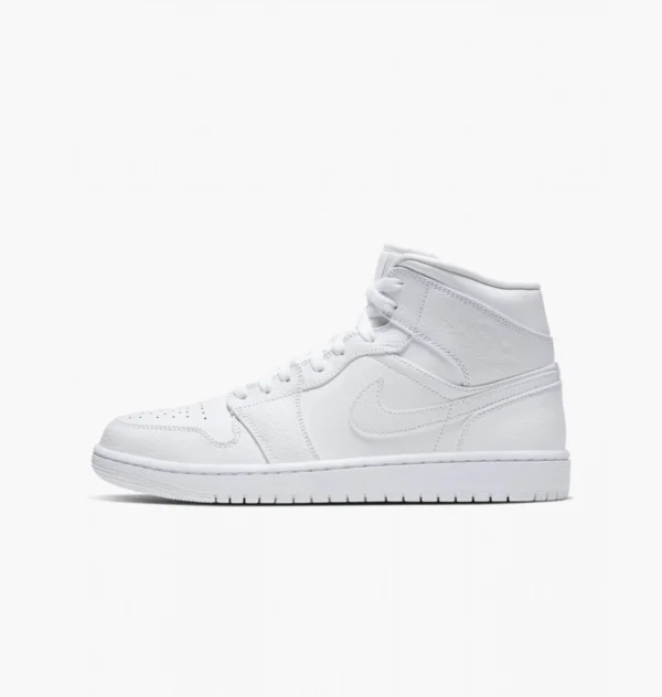 Кросівки чоловічі Nike Air Jordan 1 Mid Triple White