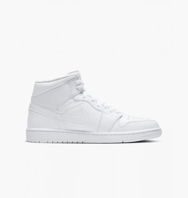 Кросівки чоловічі Nike Air Jordan 1 Mid Triple White
