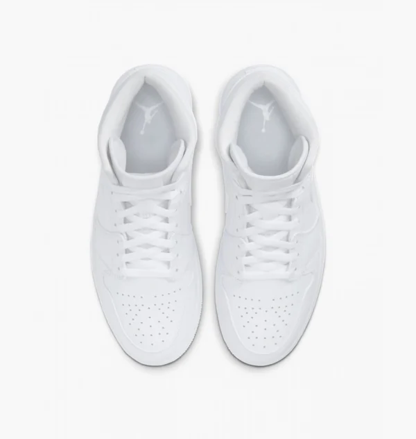 Кросівки чоловічі Nike Air Jordan 1 Mid Triple White