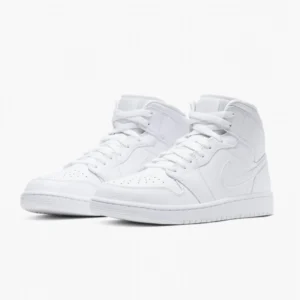 Кросівки чоловічі Nike Air Jordan 1 Mid Triple White